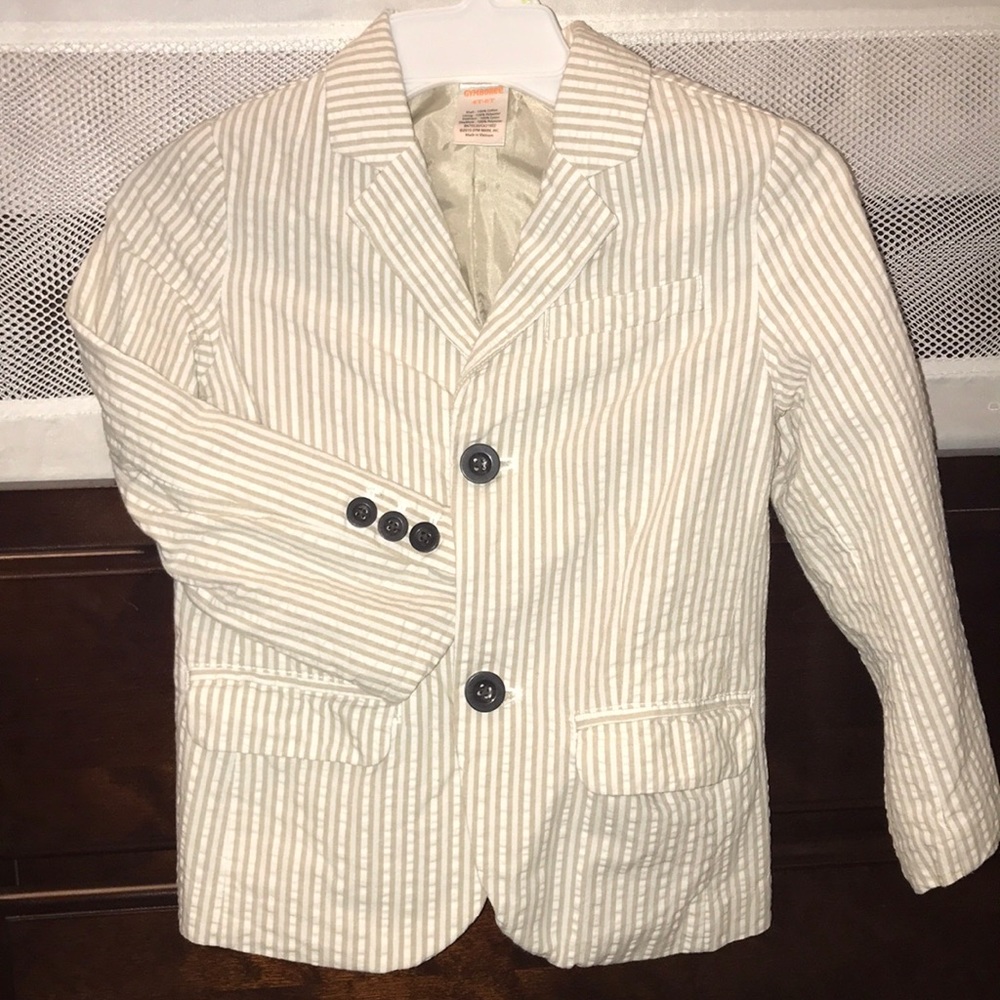 Gymboree Boys seersucker blazer